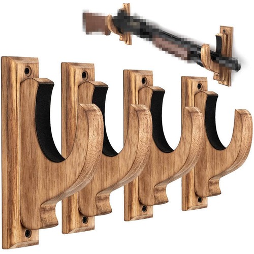 Wooden universal gun rack wall - wooden,