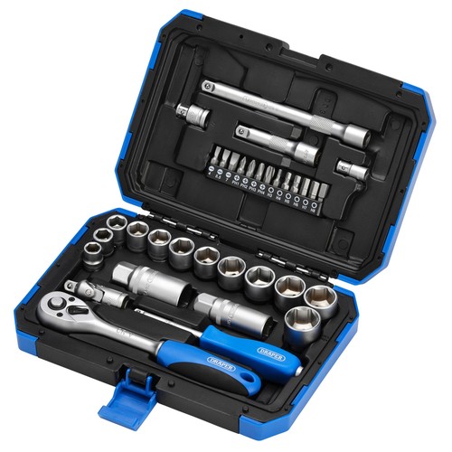 Draper metric socket set - draper, 3/8"d