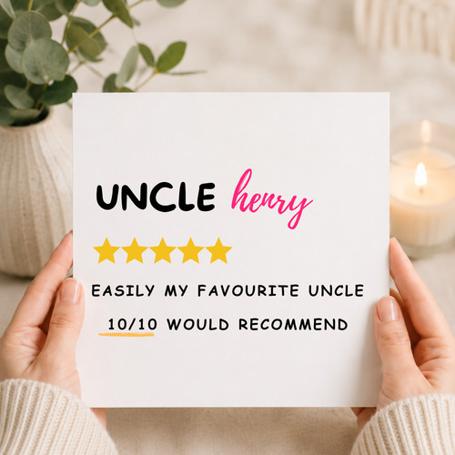 Personalised uncle birthday - uncle,