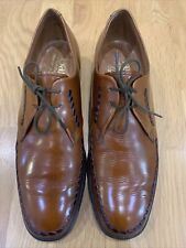 William Barker Earls Barton Tan Brown Leather Debry Shoes Men's Size UK 8
