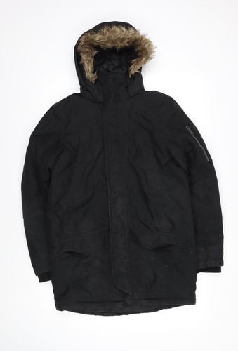 Girls black jacket coat - jacket,