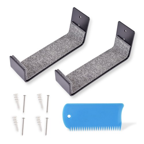 Surfboard wall mount rack - wall, with