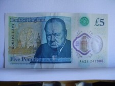 AA21 Bank Of England £5 Five