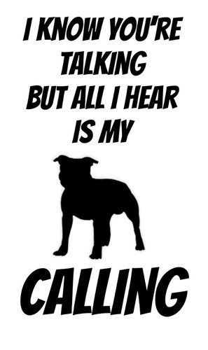 Staffy car sticker - car, sticker,