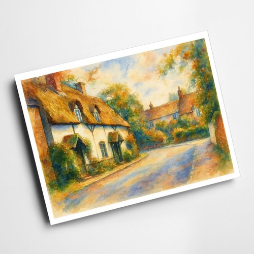 Print the old - farm, house