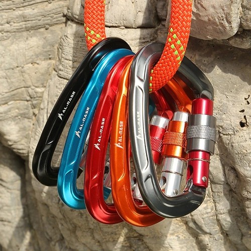 Rock climbing carabiner 25kn - climbing,
