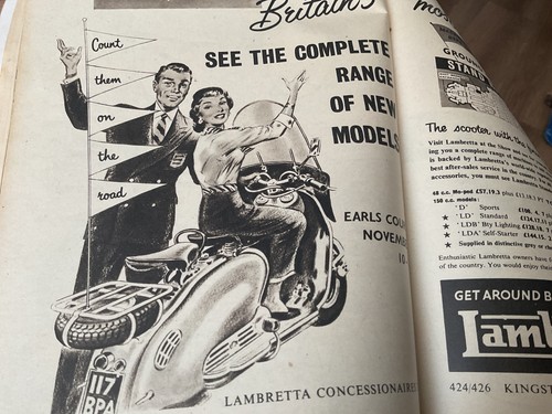 Lambretta scooter ped - lambretta, mo-