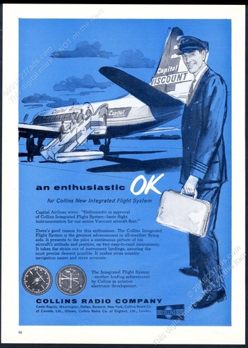1956 capital airlines plane - 1956,