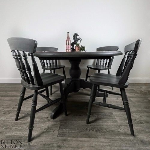 Circular pedestal dining table - circular,
