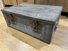 Vintage heavy metal trunk - heavy,