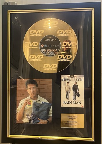Framed dvd gold disk - disk, man