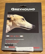 AudioQuest Greyhound Subwoofer Cable (5.0m), Brand New, UK Dealer