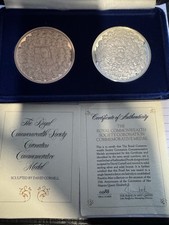 ROYAL COMMONWEALTH SOCUETY CORONATION COMMEMORATIVE MEDALS