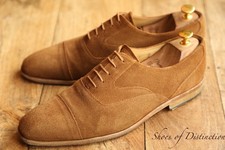 Paul Smith Tompkins Tan Suede Oxford shoes Mens UK 10 US 11 EU 44