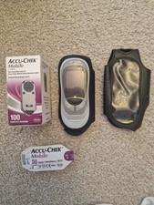 Accu-Check Mobile Cassette and Blood Glucose Monitor Kit with Case