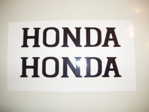 Honda 181 fairing decals - honda, rc