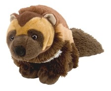 NEW WILD REPUBLIC CUDDLEKINS 12" WOLVERINE PLUSH CUDDLY SOFT TOY TEDDY BEAR