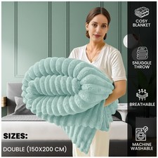 Soft, Warm, 1pc Cozy Faux