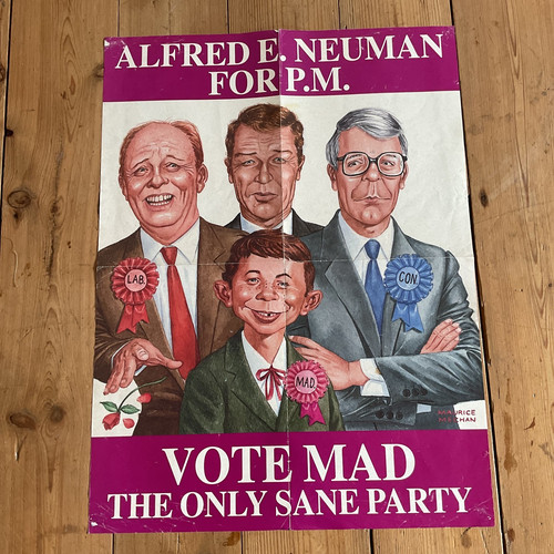 Vintage mad magazine poster - vintage, +