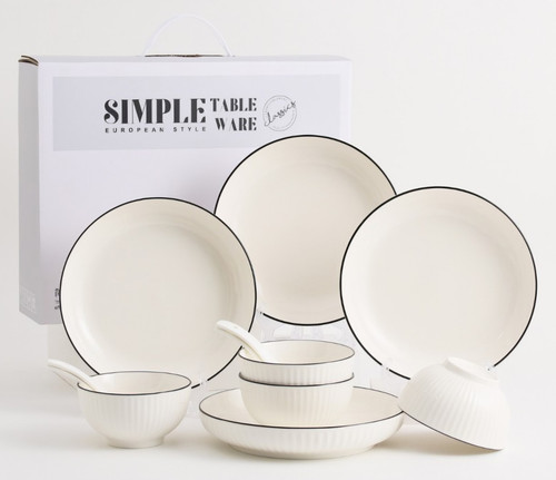 Yomerto 12pcs ceramic - 12pcs, dinner