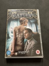 The Great Gatsby DVD (2013) Warner Bros, Starring Leonardo Di Caprio Rated 12