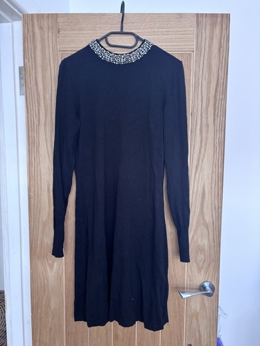 Warehouse black jewelled - black,