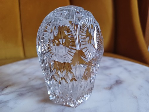 Vintage crystal owl - crystal,