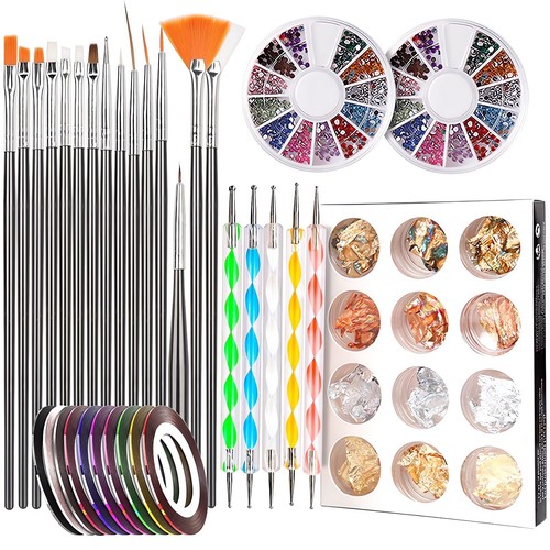 25pcs gel nail art brushes - art, set