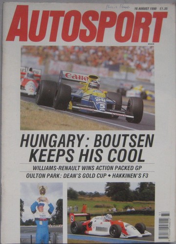 Autosport magazine august - 16,