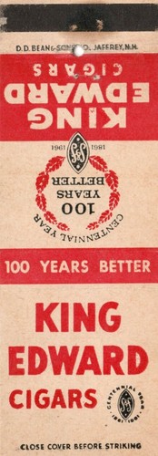 Vintage matchcover king - matchcover,