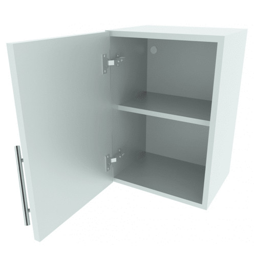 450mm single wall unit white - wall,