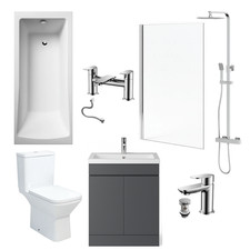 Complete bathroom suite bath - complete,