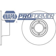 2x Brake Discs Solid For