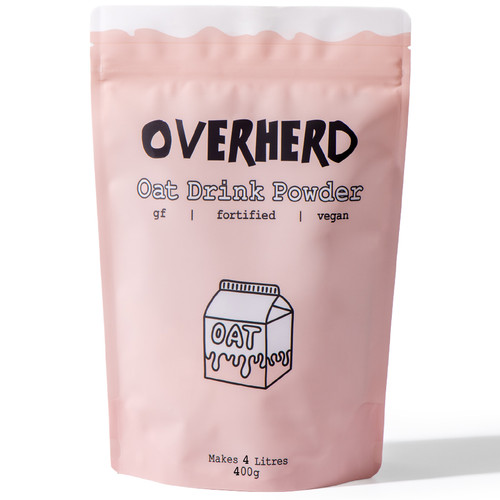 Overherd powdered oat milk - powdered, |