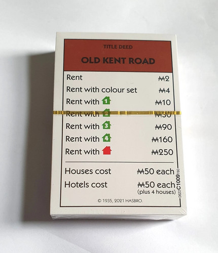 Full sets monopoly - of, deed