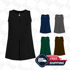 Girls Cherry Pocket Pinafore