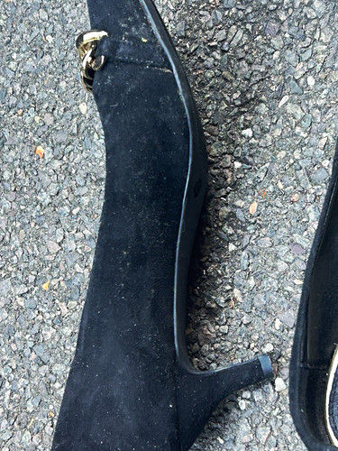 Graceland black suede pointed - graceland,