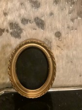 victorian, vintage, oval, gold