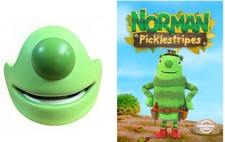 Norman Picklestripes TV Screen Used Hero Stop Motion Puppet Faceplate.