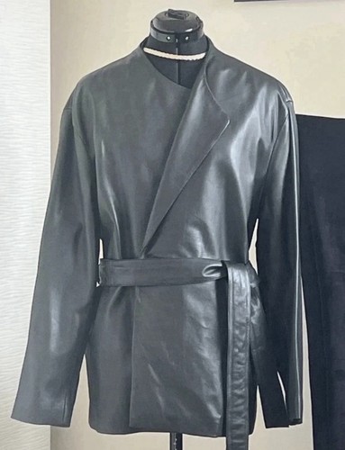 Slick and elegant belted - ,
