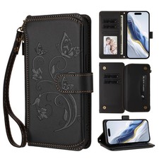 Zip Wallet Case Purse Leather