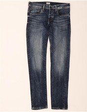 PEPE JEANS Mens Slim Jeans W32 L34 Navy Blue Cotton CH02