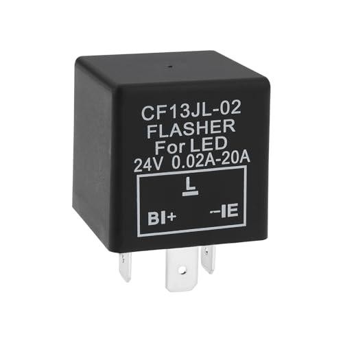 Pin led flasher - relay, 24v