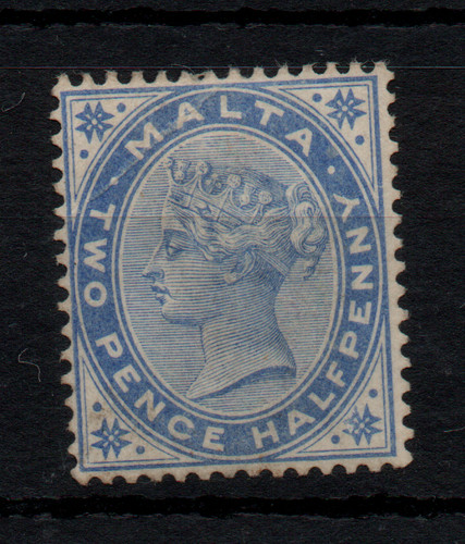 Malta 1885 2d dull - qv, 2