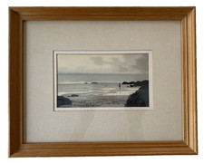 Vintage Watercolour Painting Porthgwidden St Ives Cornwall Richard Ayling 1985