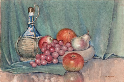 Still life fruit - life, watercolour
