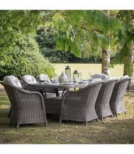 Fior Grey 8 Seater Rattan