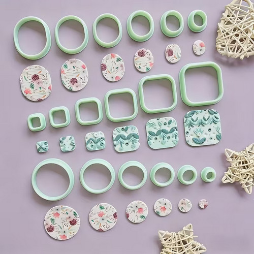 Polymer clay cutters set - polymer, –