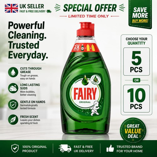 Fairy washing liquid x - fairy, up