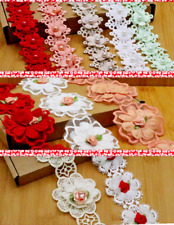 FCL 1 Yd Flower Pearl Satin
